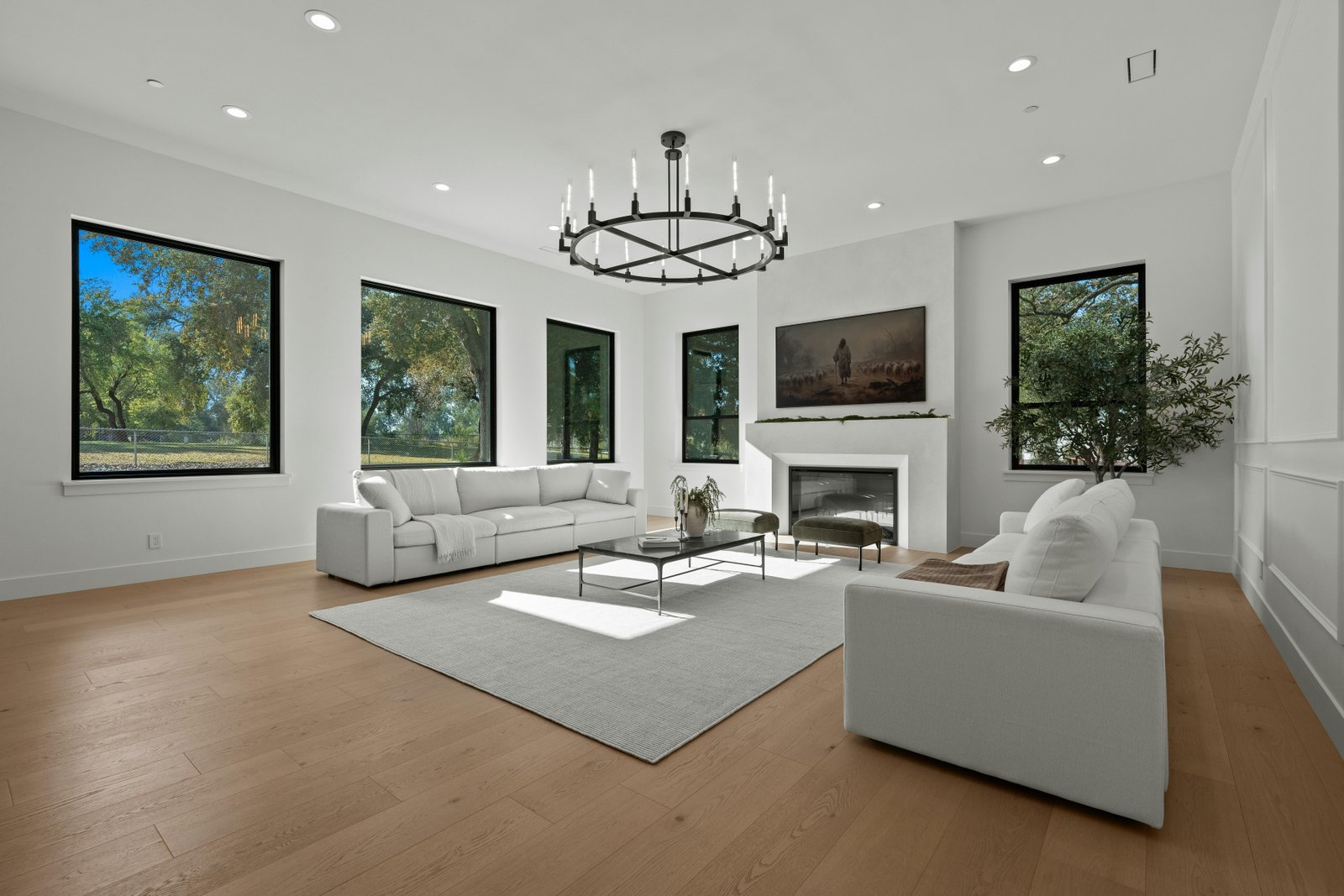 Beautiful hardwood floor installation
